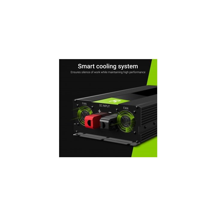 Przetwornica napięcia Inwerter Green Cell 12V na 230V 2000W/4000W Czysta sinusoida