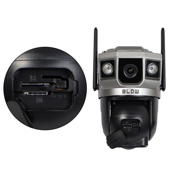 Kamera BLOW 4G PTZ 6MP H-396-AOV DualLens solarna z akumulatorem