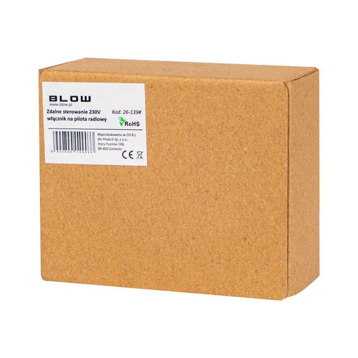 Zdalne sterowanie 230V włącznik na pilota radiowy