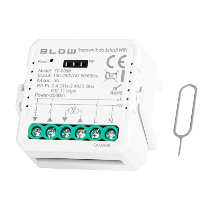 Inteligentny sterownik do żaluzji WiFi TUYA