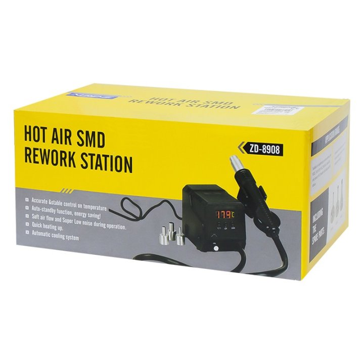 Stacja lutownicza PR-ZD-8908 na gorące powietrze