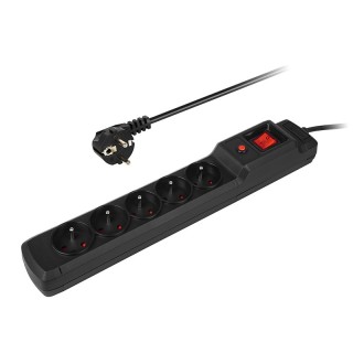 Filtr sieciowy 1,5m ARC-5 czarny