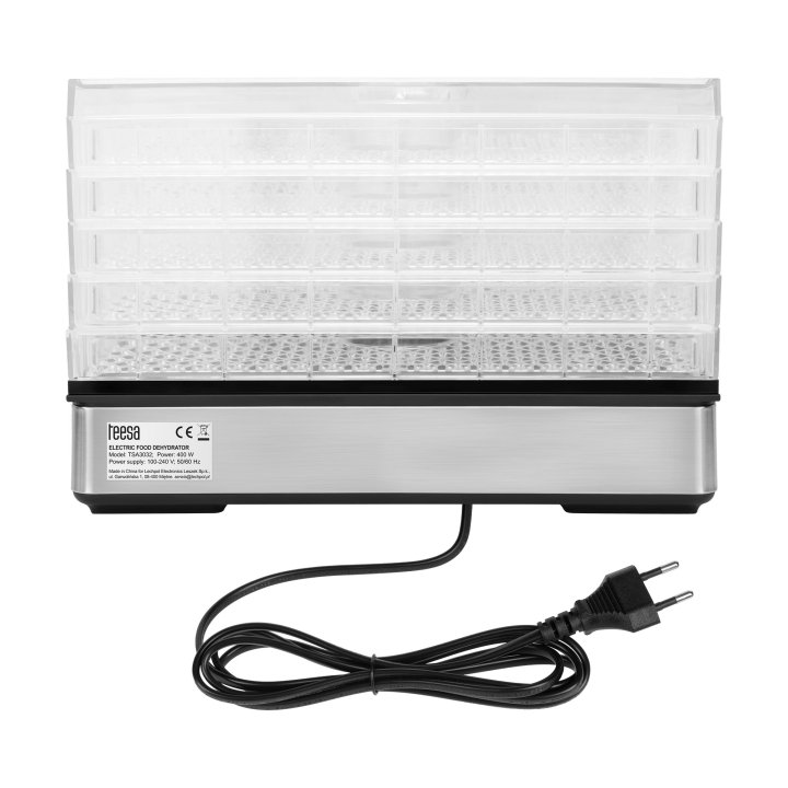 Suszarka do grzybów , warzyw , owoców , 400W , 5 sit, wyświetlacz, termoobieg, TEESA