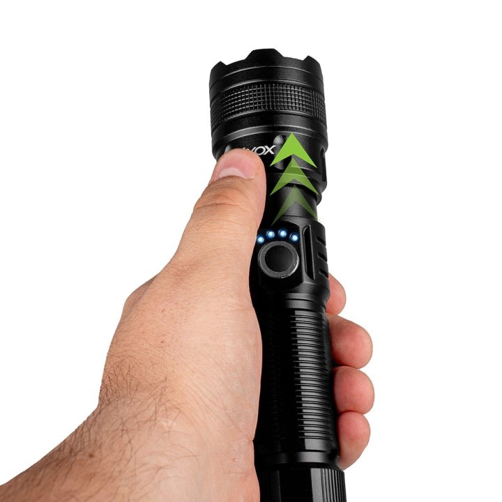 Latarka akumulatorowa taktyczna 600lm + powerbank VA0179 VAYOX