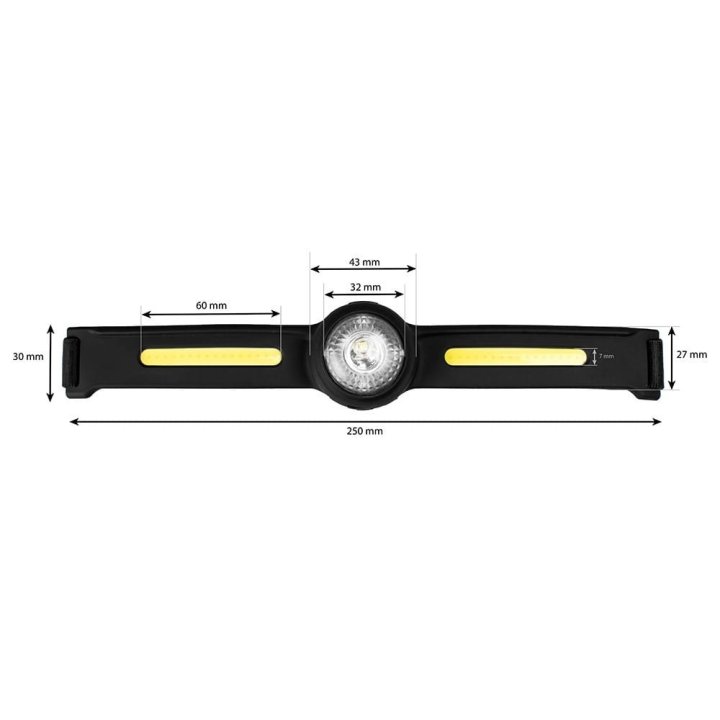 nz Latarka czołowa akumulatorowa 550lm VA0154 Vayox