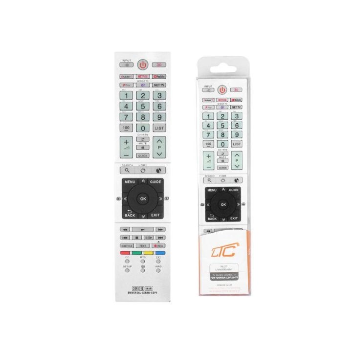 Pilot uniwersalny do TV LCD Toshiba RM-L1328 NETFLIX,YOUTUBE,Rakuten ,3D