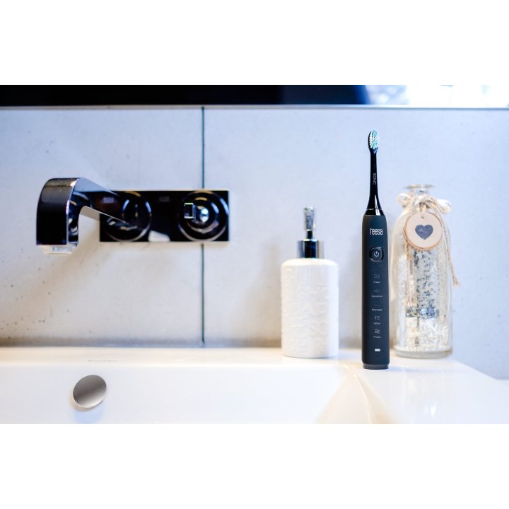 Główki do szczoteczki TEESA SONIC BLACK medium komplet