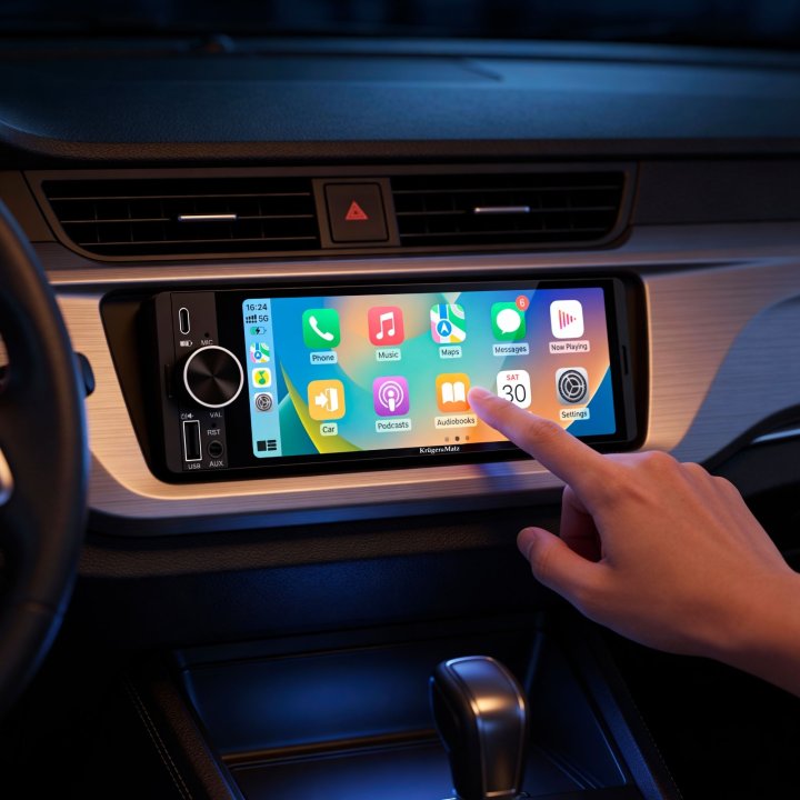 Radio samochodowe Kruger&Matz KM2016 CarPlay/AndroidAuto