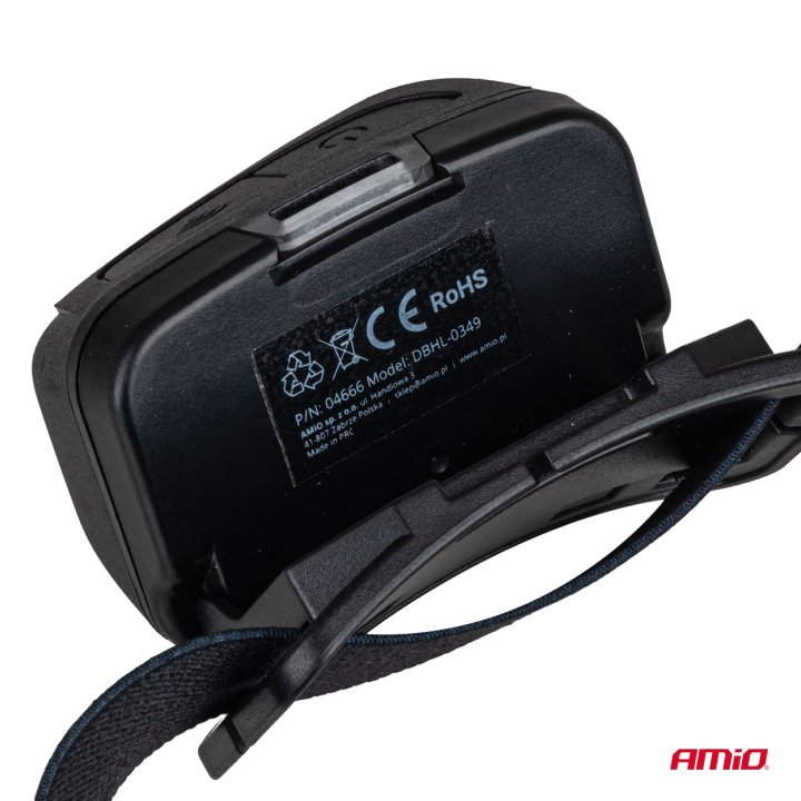 Latarka czołowa akumulatorowa z czujnikiem ruchu COB 1800mAh (BATT)