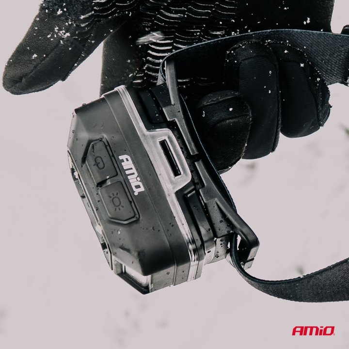 Latarka czołowa akumulatorowa 2xXPG+10SMD 1800mAh SUPER BRIGHT (BATT)