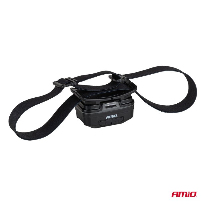 Latarka czołowa akumulatorowa 2xXPG+10SMD 1800mAh SUPER BRIGHT (BATT)