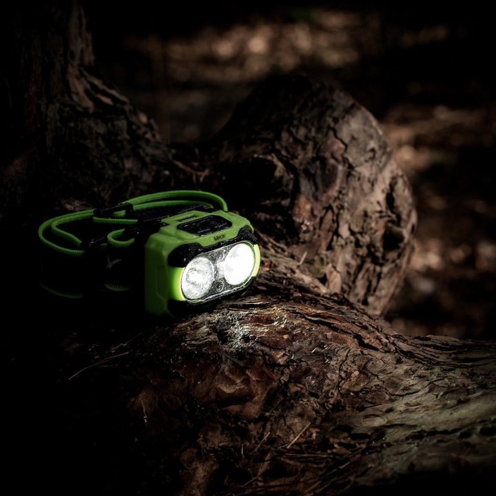 Latarka czołowa 600lm IP44 TwinBeam Pro Series VA0361 Vayox