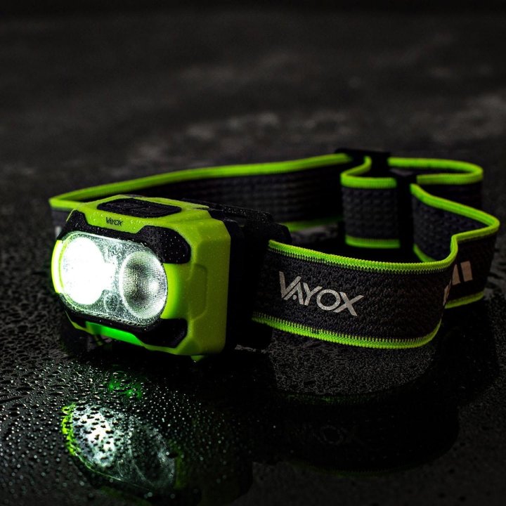 Latarka czołowa 600lm IP44 TwinBeam Pro Series VA0361 Vayox