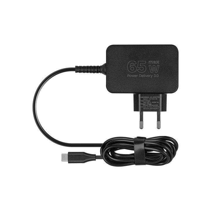 Zasilacz uniwersalny Kruger&Matz 65W z funkcją Power Delivery 7 końcówek