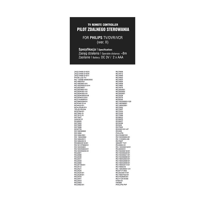 Pilot LCD PHILIPS II BLISTER