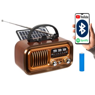 Radio przenośne analogowe AM/FM BT BLOW RA16 solarne