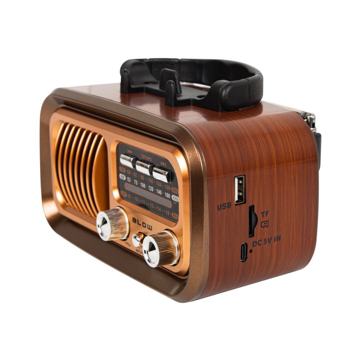 Radio przenośne analogowe AM/FM BT BLOW RA16 solarne