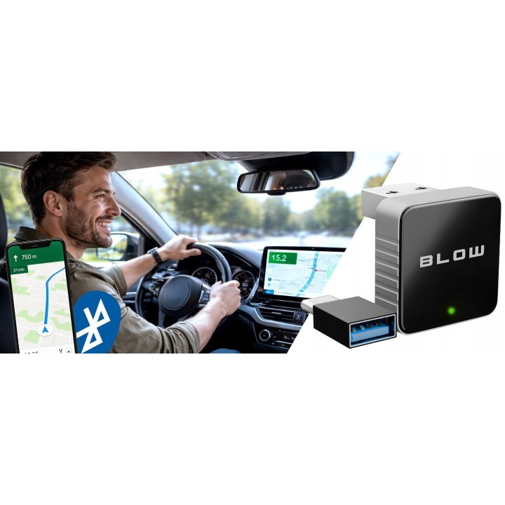 Adapter CarPlay / AndroidAuto 5.0 uniwersalny BLOW micro