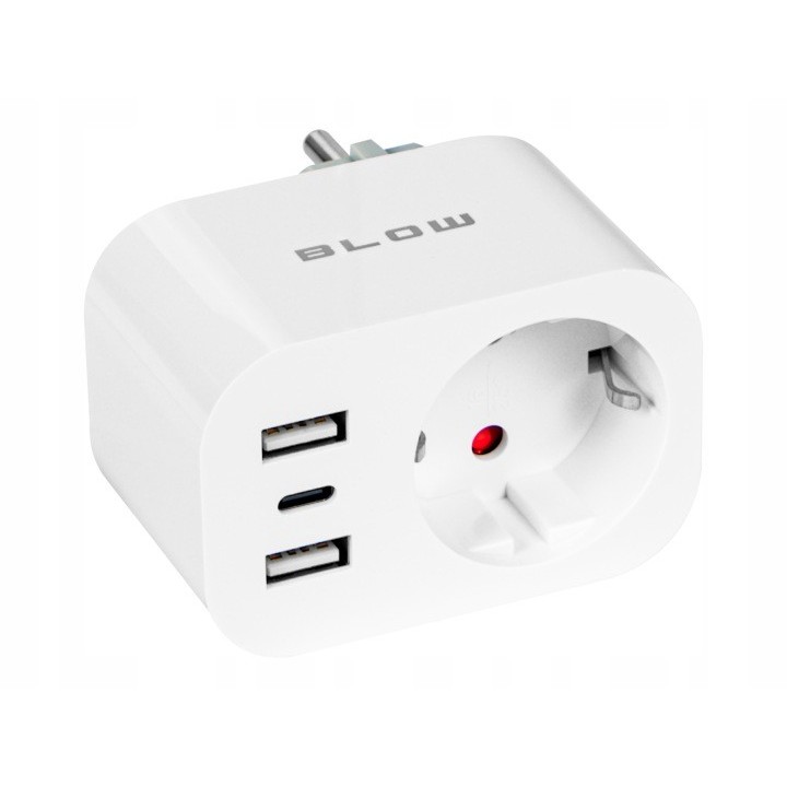 Inteligentne gniazdko sterowane WiFi TUYA 2x USB+