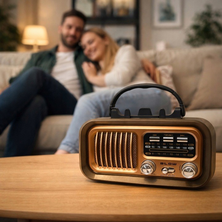 Radio przenośne analogowe AM/FM BT BLOW RA16 solarne