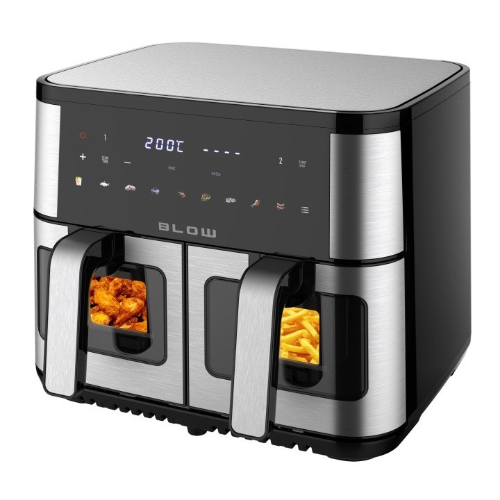 AIR FRYER frytkownica beztłuszczowa BLOW 2500W 9L dwukomorowy