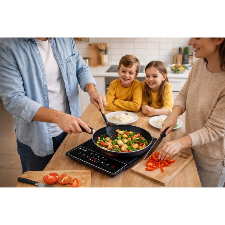 Kuchenka indukcyjna nastawna jednopalnikowa 2000W BLOW