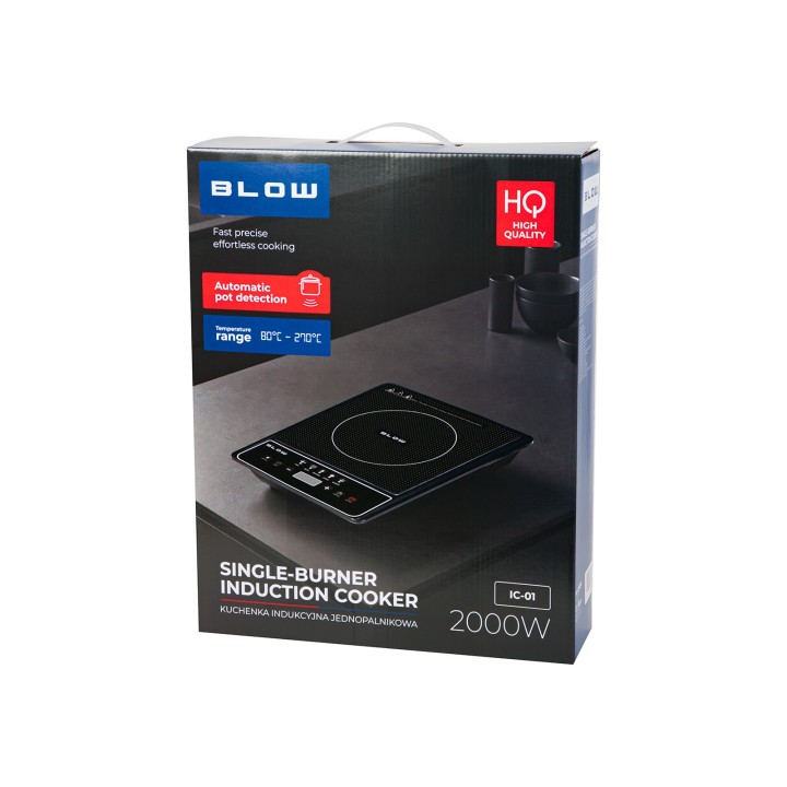 Kuchenka indukcyjna nastawna jednopalnikowa 2000W BLOW