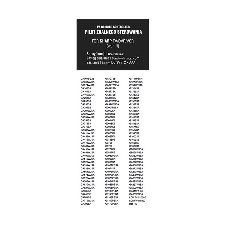 Pilot LCD SHARP II BLISTER