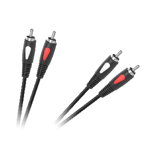 Kabel 2RCA-2RCA 1.0m Cabletech Eco-Line