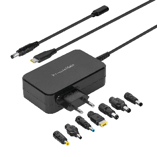 Zasilacz uniwersalny Kruger&Matz 90W z funkcją Power Delivery 7 końcówek