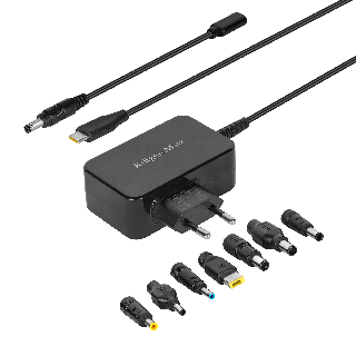 Zasilacz uniwersalny Kruger&Matz 65W z funkcją Power Delivery 7 końcówek