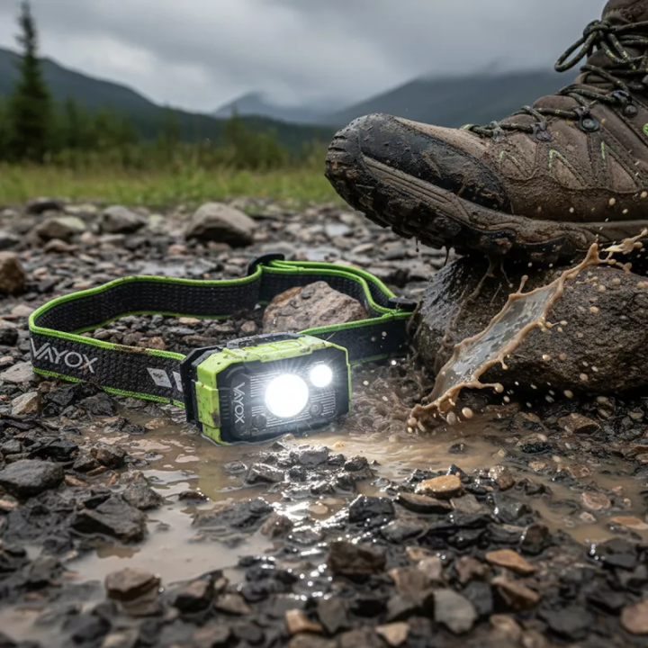 Latarka czołowa akumulatorowa DUAL HAMMER 500lm Pro Series VA0415 VAYOX