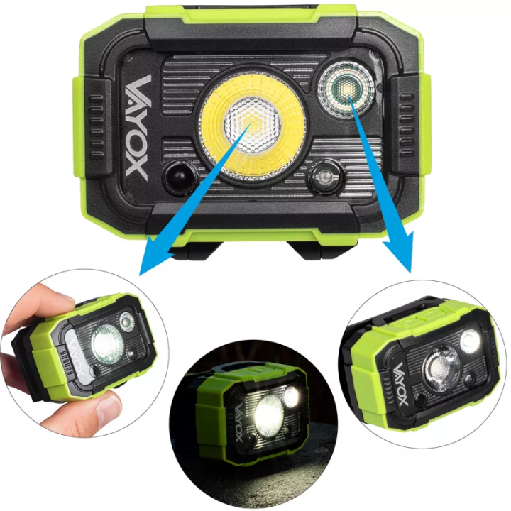 Latarka czołowa akumulatorowa DUAL HAMMER 500lm Pro Series VA0415 VAYOX