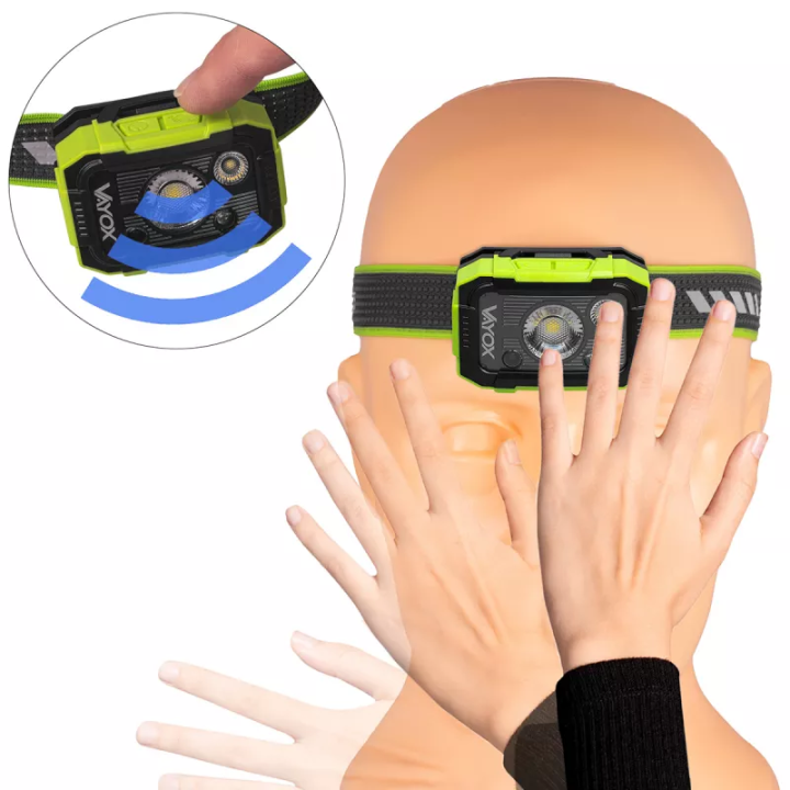 Latarka czołowa akumulatorowa DUAL HAMMER 500lm Pro Series VA0415 VAYOX