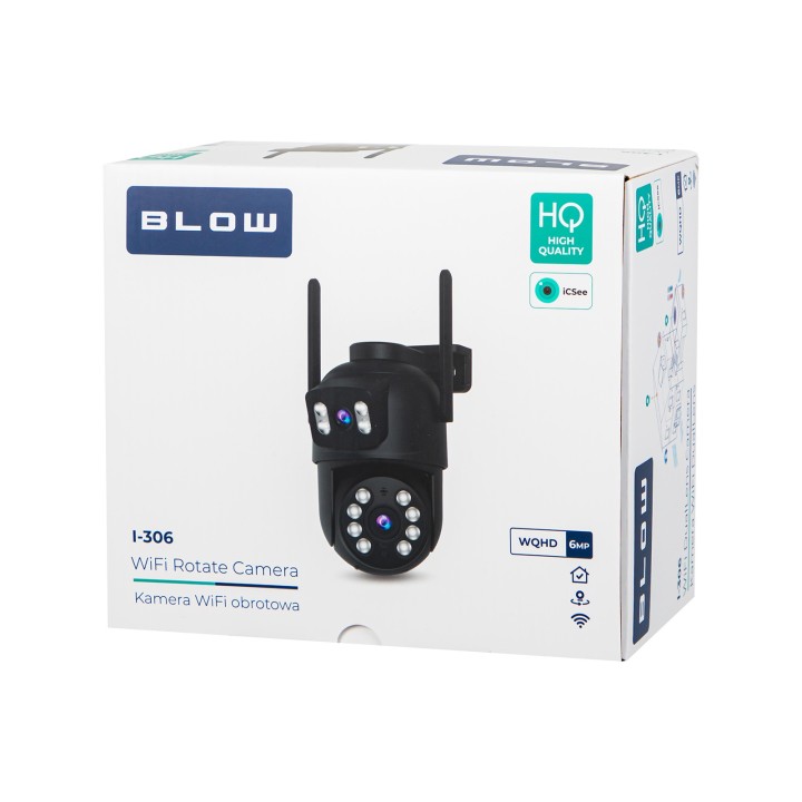 Kamera BLOW WiFi DualLens 6MP I-306 ICSEE czarna