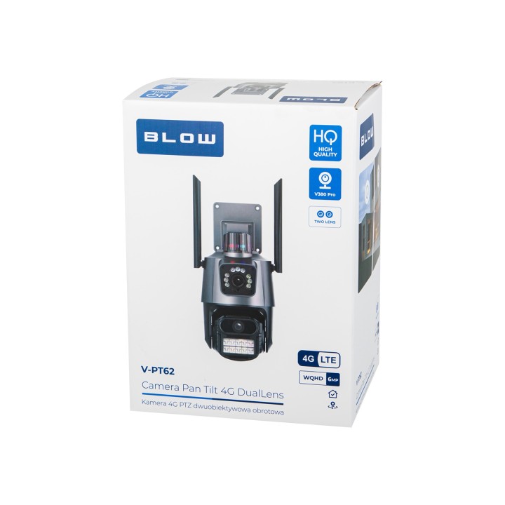 Kamera BLOW 4G PTZ 3MP+3MP V-PT62 dwuobiektywowa obrotowa