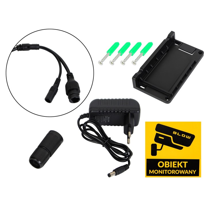 Kamera BLOW WiFi 3 obiektywy 6MP V380 czarna