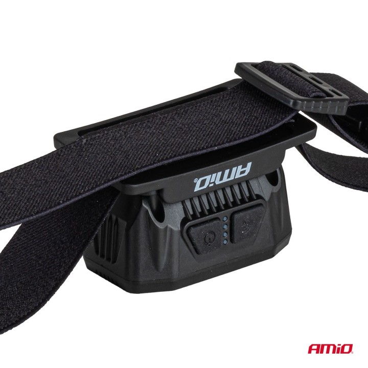 Latarka czołowa akumulatorowa z czujnikiem ruchu XPG+COB 1000mAh (BATT)