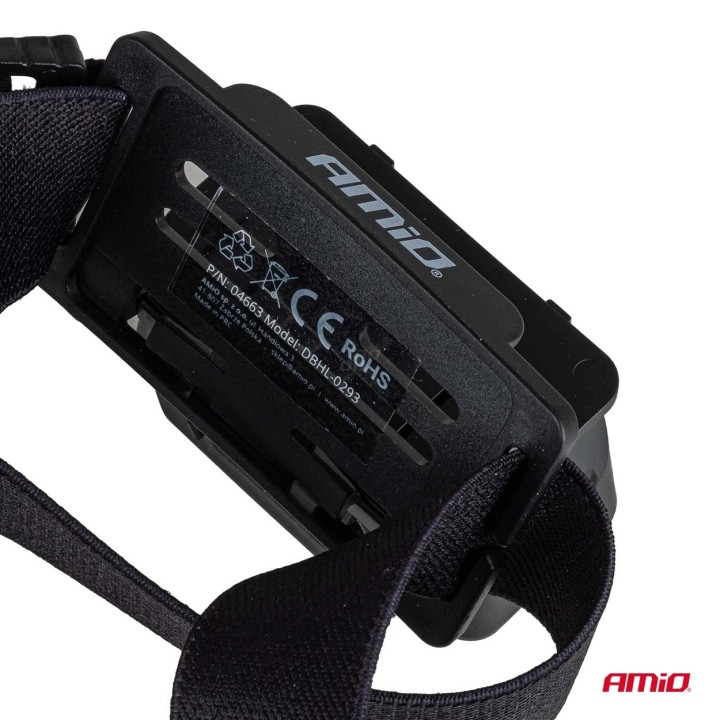 Latarka czołowa akumulatorowa z czujnikiem ruchu XPG+COB 1000mAh (BATT)