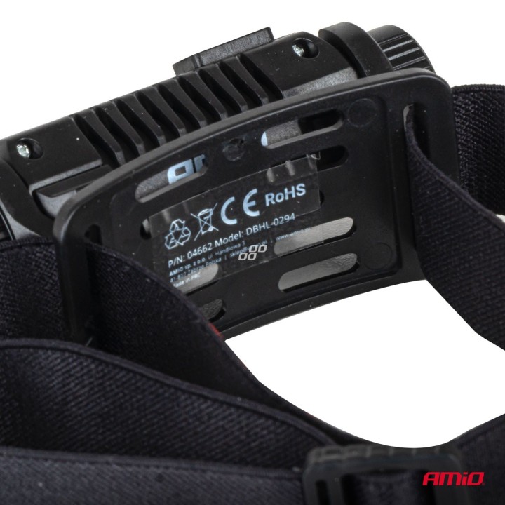 Latarka czołowa akumulatorowa z czujnikiem ruchu XPG+COB 1200mAh (BATT)