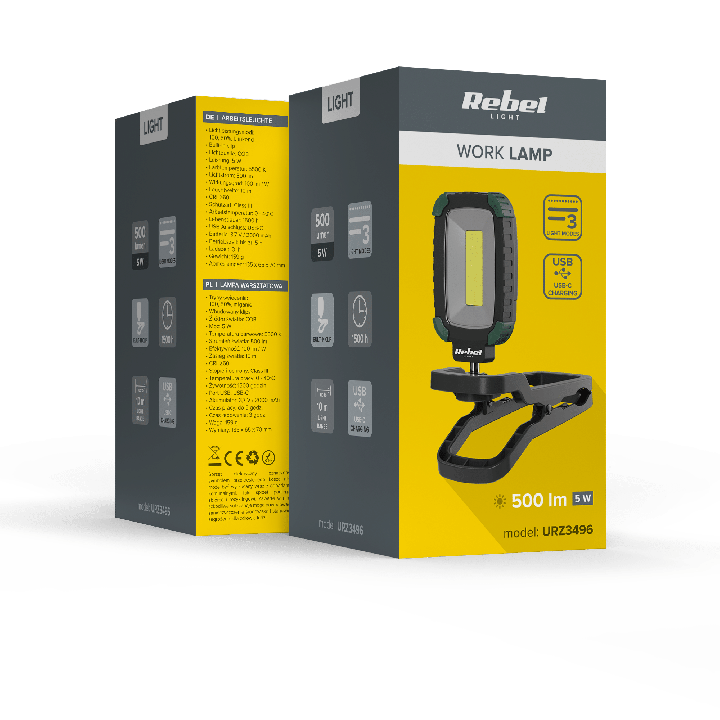 Lampa warsztatowa LED Rebel