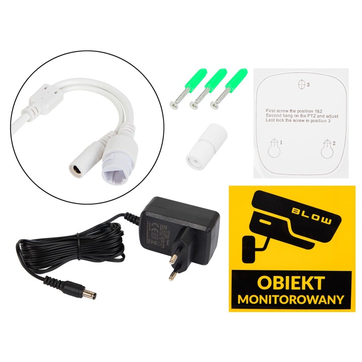 Kamera BLOW WiFi 8MP I-308 ICSEE Obrotowa PTZ