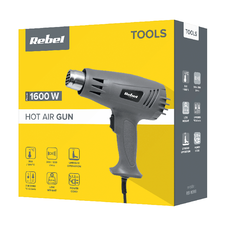Opalarka na gorące powietrze 1600W Rebel