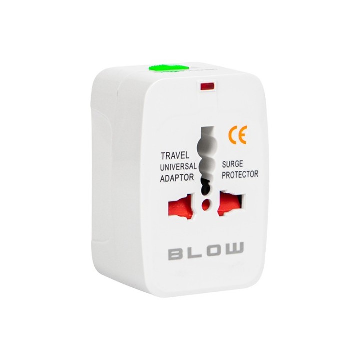 Wtyk sieciowy uniwersalny/EUROPE biały