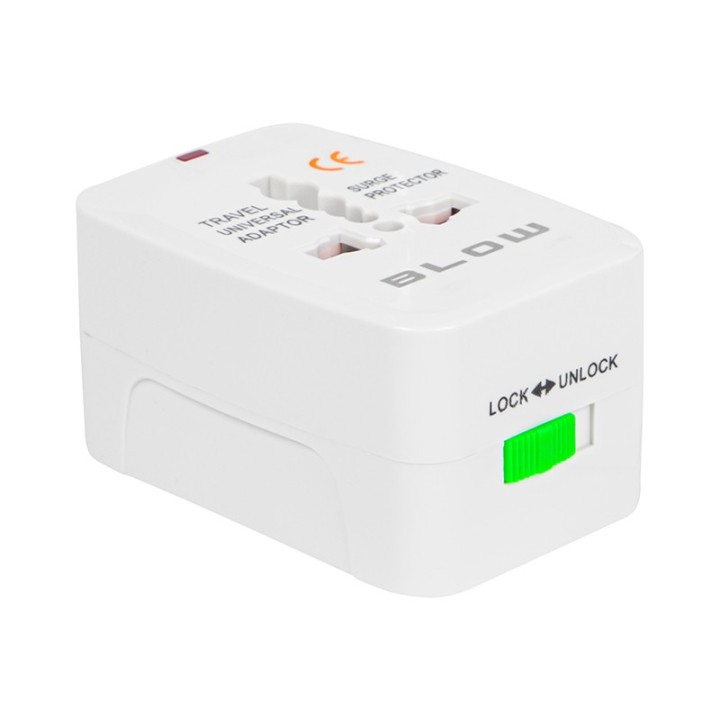 Wtyk sieciowy uniwersalny/EUROPE biały