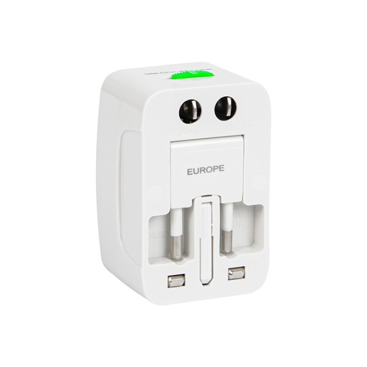 Wtyk sieciowy uniwersalny/EUROPE biały