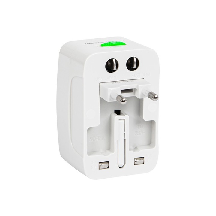 Wtyk sieciowy uniwersalny/EUROPE biały