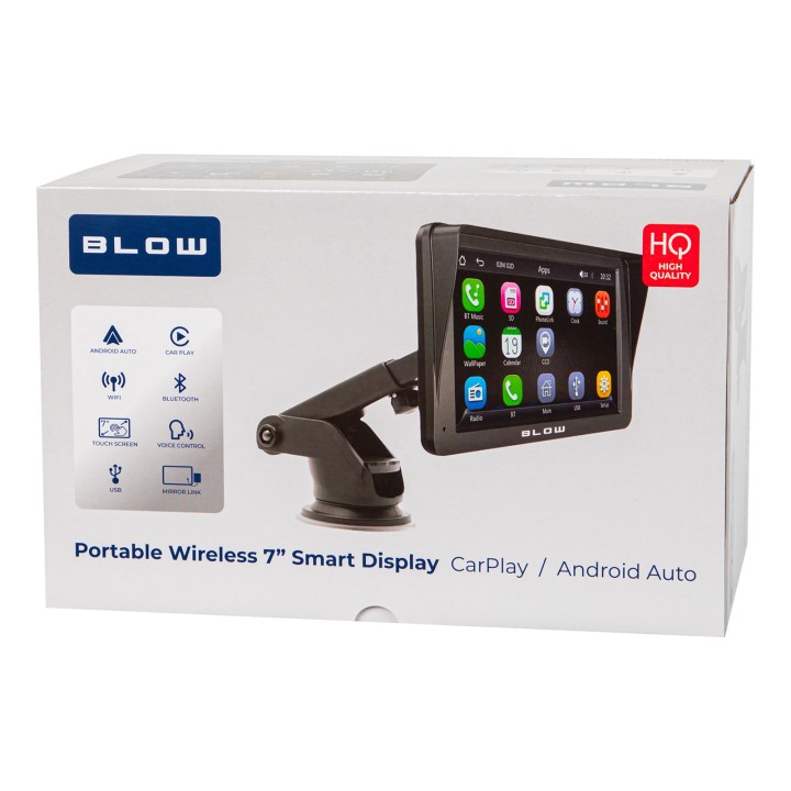 Stacja Multimedialna bezprzewodowa CarPlay5.0 7" BLOW