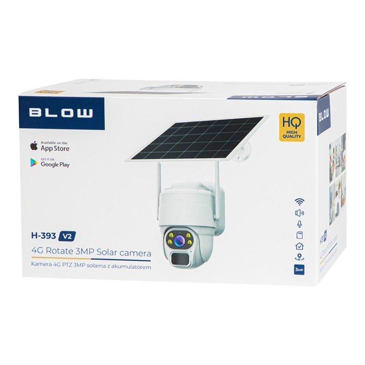 Kamera BLOW 4G PTZ 3MP H-393 V2 solarna z akumulatorem