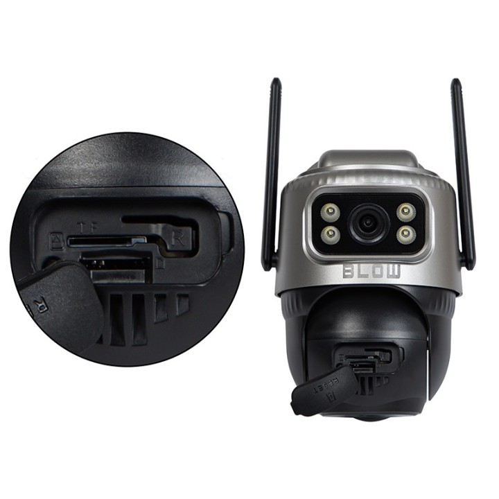 Kamera BLOW WiFi PTZ 4MP H-384 DualLens solarna z akumulatorem